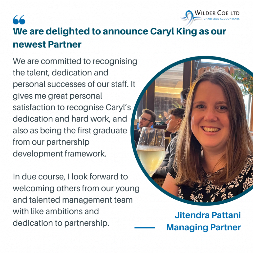 Journey to Partner - Caryl King celebrates promotion