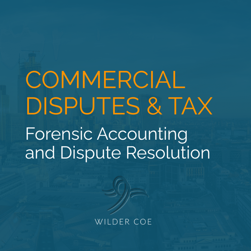 Commercial Disputes & Tax
